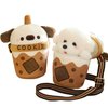 Xerun Cute Dog Stuffed Animals，Premium Plush Puppy Stuffed Animal with Backpack 10 Inch Stuffed Dog and Bag Gift for Kids(Color:Dog)