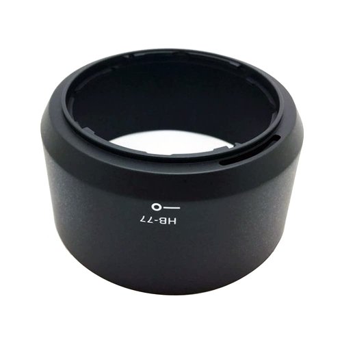 HB-77 Lens Hood & 58mm Lens Cap Compatible for Nikon AF-P DX NIKKOR 70-300mm f/4.5-6.3G ED Lens (1+1 Pack)