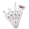 Electric Razor for Women,Hair Trimmer for Face Nose Eyebrow Beard Mustache Arm Leg Armpit Bikini,Painless Rechargeable Portable 4 in 1 Womens Body Shavers Set