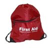 MFASCO Empty First Aid Kit Backpack - Extra Zip Pocket for Quick & Easy Access, Ideal for Travel, Dorms, Cruises, Home or Various Excursions, Compact and Durable, With Drawstring Design, Lightweight