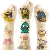 20 Sheets Sanrio Temporary Tattoos for Kids, Sanrio Birthday Party Favors, Cute Cartoon Decoration Sticker Gifts for Boys Girl Home Activity Class Prizes Carnival Christmas Rewards
