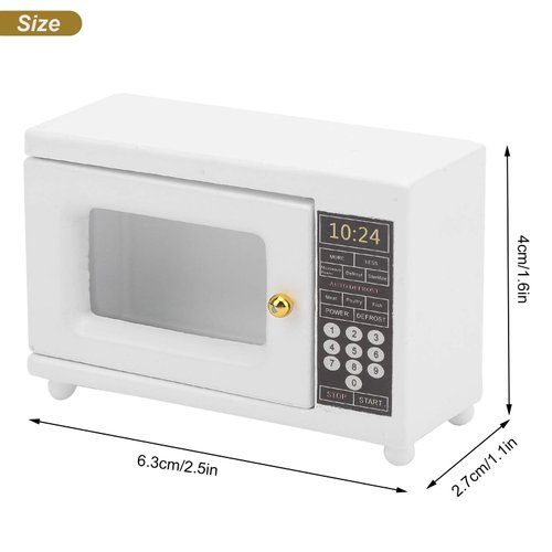 Simulation Oven, Dollhouse Microwave Oven, Exquisite for Toy