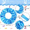 WILLBOND 20 Pcs Cheer Scrunchies Cheer Hair Accessories Cheerleading Hair Ties Elastic Scrunchies Hairband Cheerleading Gifts for Girls Women Team Sport Player Gift Birthday Party (Blue)