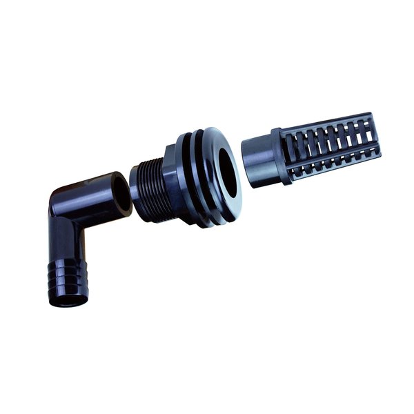 Lifegard Aquatics 1-Inch Bulkhead Fitting Kit