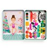 Mudpuppy Enchanted Nutcracker – Magnetic Dress Up Game with Illustrated Christmas Scenes Including 2 Ballerina Characters and Over 40 Mix and Match Magnets Perfect for Holiday Travel