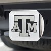 FANMATS 15103 Texas A&M Aggies Chrome Metal Hitch Cover with Chrome Metal 3D Emblem
