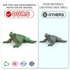 Wildlife Animal Frog Model Playsets 6 PCS Mini Frog Figures Figurine Family Party Favors Supplies Cake Toppers Set Toys for 5 6 7 8 Years Old Boys Girls Kid Toddlers