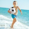 durony 12 Pieces Soccer Beach Ball 11 Inch Inflatable Soccer Bouncing Sports Ball Bouncy Toy Favors for Soccer Birthday Party Summer Beach Pool Games Decorations
