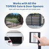 TOPENS TC173 Wireless Push Button for Automatic Swing Sliding Gate Opener Garage Door Opener Surface Mounted Portable Switch Security Gate Operator Accessory