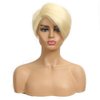 DÉBUT Human hair wigs Pixie wigs short lace wigs with right lace Parting fashion wigs Brazilian Virgin Hair 9 inches 79g (613)