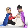 D.Q.Z Kids Superhero-Capes and Masks for Boys Girls Bulk, Children Super Hero Costume Halloween Dress Up Party Favors, 3 Pack