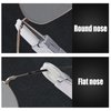 LEONTOOL Round & Nylon Jaw Eyeglasses Frame Pliers Nylon Jaw Pliers for Eyeglasses 2 PCS Eyeglass Repair Kit with Eyeglass Repair Screwdriver Optical Pliers Set Eye Glasses Adjusting Pliers
