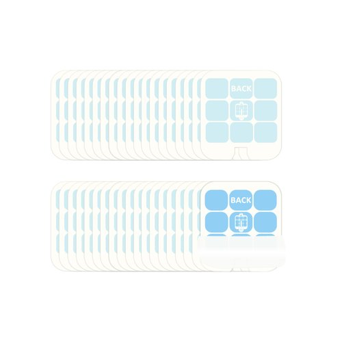 40 Pack Refill Glue Cards for Safer Home SH502 and Dynatrap DT3005W Dot Indoor Fly Trap Plug-in Insect Trap Replacement Mosquito Sticky Glue Boards