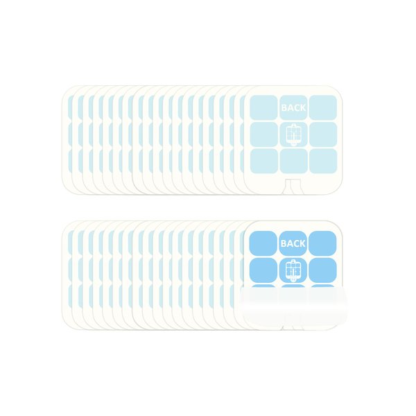 40 Pack Refill Glue Cards for Safer Home SH502 and Dynatrap DT3005W Dot Indoor Fly Trap Plug-in Insect Trap Replacement Mosquito Sticky Glue Boards