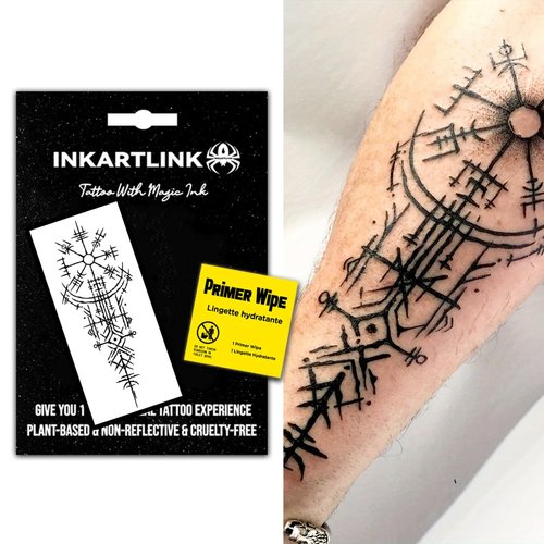 INKARTLINK semi-permanent temporary tattoos, niche unique tattoos, realistic tattoos, waterproof and non-reflective, exquisite packaging, unique design (Ancient symbols)