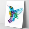 Uniquilling Quilling Paper Quilling Kit for Adults Beginner - 8 * 10in Hummingbird, Exquisite DIY Craft Wall Art Decor Best Gifts Painting Kits Paper Quilling Tools(Basic)