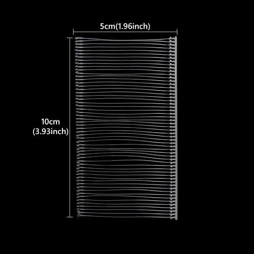 Dohia Standard Tagging Gun Fasteners 2 Inch Plastic Regular Garment Clothing Price Tag Label Barbs Attachments Garment Tag Gun Refills D1-DPQJZ