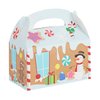 24 Pack Gingerbread Treat Boxes for Christmas Party Decorations, Favors, Cookies, Goodies (6.2 x 3.3 x 3.5 In)