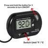 4Pcs Aquarium Thermometer Fish Tank Thermometer Reptile Thermometer Terrarium Water Temperature Test Digital Thermometer with LCD Display Fahrenheit/Celsius(℉/℃)