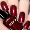 COSMOO 12ml Wine Red Nail Polish, Burgundy Red Quick Dry Nail Lacquer, Super Lustrous Nail Enamel Polish, Dark Red Iridescent Ultrachrome Nail Art Varnish