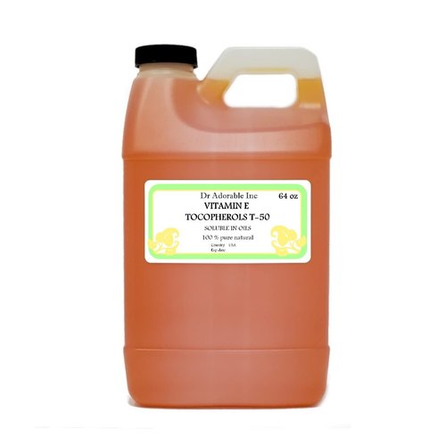 Dr Adorable - 64 oz - Tocopherols T-50 Oil-Soluble Vitamin E - Pure Natural Premium Anti Aging