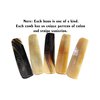 5MOONSUN5's Ox Horn Comb Premium Quality 100% Handmade Anti Static Natural Fine Horn pocket Comb Without Handle- Professional Detangling Massage Fine tooth Comb A Great Gift - (7.5 inch)