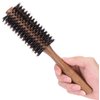 PERFEHAIR Boar Bristle Round Hair Brush for Blow Drying, 2 Inch, for Blowouts, Styling, Volumizing, Curling Short to Medium, Thin, Thick, Straight, Curly, Normal Hair