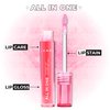 Lamel All-in-One Lip Oil - Lightweight, Tinted, Plumping, Hydrating Lip Gloss - Lip Balm for Day & Night Use, Long-Lasting Lip Stain, Lip Glow Oil, No-Sticky Gloss, Lip Plumper Tint - Peachy №401