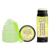 Limeade Soothing & Luscious Lips by OverSoyed Exfoliator & Chapped Lip Repair Lip Care Combo | Artisan Handcrafted to Order Juicy Lemon Grapefruit Lime Sugary Sweet Flavored Exfoliating Sugar Lip Scrub & Lip Moisturizer Balm Gift Set