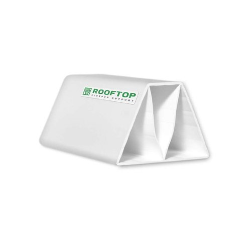 4 Pack | 6" Pre-Cut PVC Rooftop Pipe Support | Roof Conduit Support Blocks for Piping on Roofs | PVC Conduit Roof Support