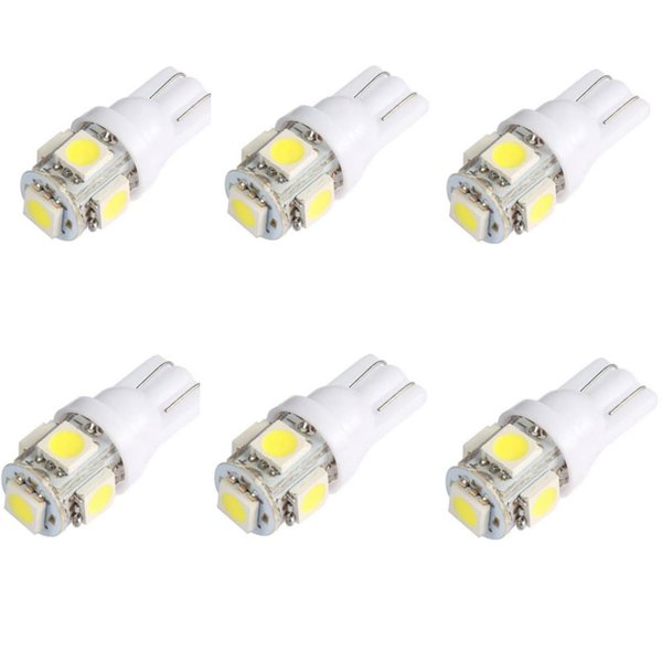 Best to Buy (6-PACK) COOL WHITE Bulb T5 Wedge 1W 360Deg LEDs for Malibu 12V AC Landscape