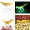 Beasts of the Mesozoic: Glow-in-The-Dark Dinosaur 3-Pack - 4" Velociraptor, Protoceratops & Psittacosaurus - 1/18th Scale Action Figures, Collectible