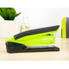 Bostitch Office InPower Spring-Powered Desktop Stapler, 20 Sheet Capacity, One Finger Stapling, Includes 210 Staples, Jam Free, Opens for Tacking, Green