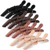 Havawish 12 Pcs Alligator Clips for Hair Styling Matte Alligator Hair Clips Crocodile Clips Plastic Hair Sectioning Clips Makeup Hair Clips Curly Hair Styling Accessories for Women Hair Styling Salon
