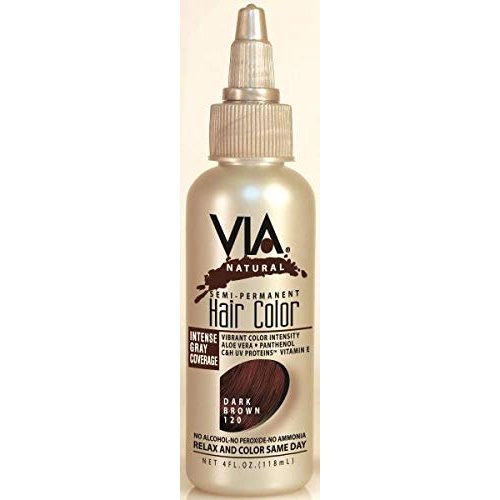Via Natural Hair Color 120 [Dark Brown] (Pack of 2)