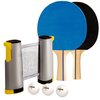 STIGA Retractable Take Anywhere Table Tennis Set Includes Net, Two Paddles, Three Balls, and Storage Bag