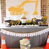 ZCPTZ Construction Birthday Party Supplies - 3 Pcs Wooden Table Centerpiece for Boys, Two Years Old Baby 2nd Birthday Party Decorations, Construction Theme Party
