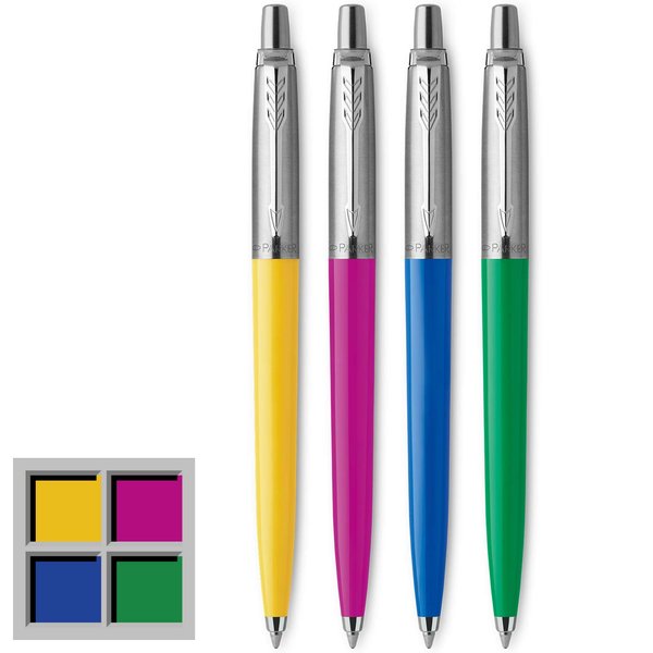 Parker Jotter Originals Ballpoint Pens, Black, Medium Point, Set of 4