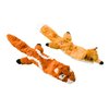 Ethical Pets Mini Skinneeez Extreme Stuffingless Dog Toy Bundle: Chipmunk, Raccoon and Fox3