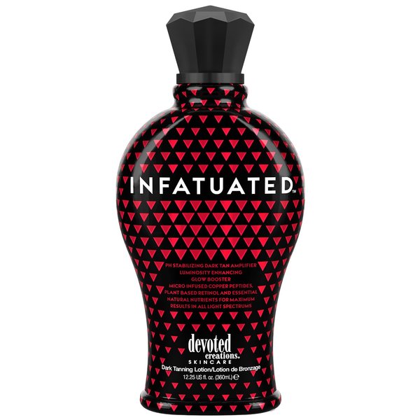 Devoted Creations Infatuated - pH Stabilizing Dark Tan Amplifier Luminosity Enhancing Glow Booster Plant Based Cruelty Free Natural Ingredients Dark Tanning Lotion