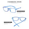 DUCO Blue Light Blocking Glasses Superlight Eyeglasses Frame Anti Blue Ray Computer Gaming Glasses 306 (Shine Blue)