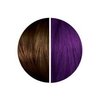 SPLAT MELTS COMPLETE KIT WITH BLEACH AND 2 SEMI-PERMANENT HAIR COLORS (Purple Plum & Milk Chocolate)