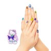 Hello Kitty and Friends Press-On Nails for Kids - Bundle with 18 Pairs of Sanrio Stick-On Nails Featuring My Melody, Kuromi, Keroppi, Plus Stickers, More | Hello Kitty Nail Kit for Girls