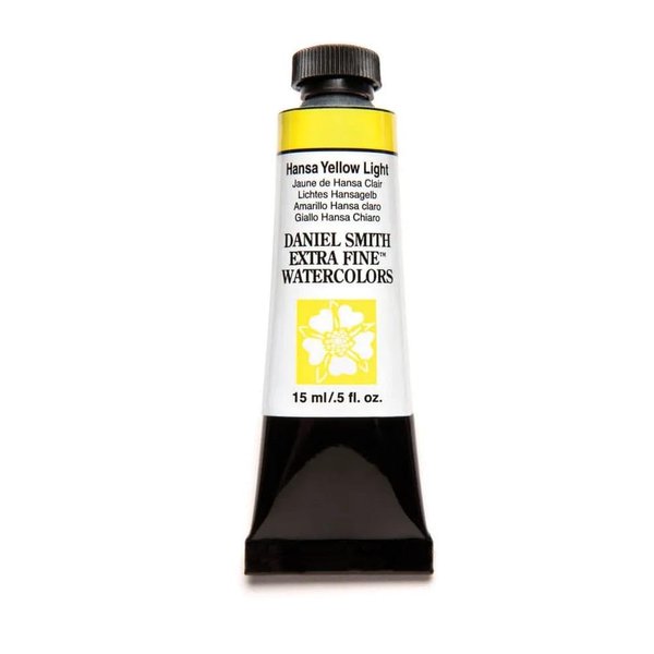 Daniel Smith Extra Fine Watercolor 15ml Paint Tube, Hansa Yellow Light (284600041)