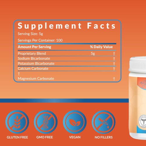 Dr. Liz Cruz Super Salts - Electrolytes Powder, Hydrating Powder w/Sodium Bicarbonate, Fasting Electrolytes to Curb Sugar & Salt Cravings, No Sugar, Gluten & Artificial Flavorings, 500g