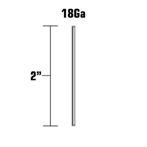 Metabo HPT Brad Nails | 2 Inch x 18 Gauge | Electro Galvanized | Smooth | 1,000 Count | 24108THPT