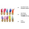 10PCS Mini Troll Dolls, Troll Toys Vintage Lucky Trolls Dolls Action Figures 1.2" Bodies, 2.3" Hairs Cake Toppers Adorable Cute Little Guys Collection, School Project, Arts Crafts, Party Favors