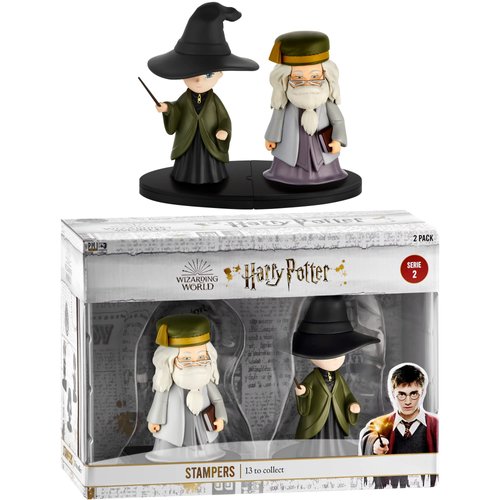 P.M.I. Dumbledore & McGonagall | Collection of 13 Harry Potter Stamps | Harry Potter Gifts & Harry Potter Toys | Party Supplies, Party Decor, Mini Figurines, Toys, Gifts