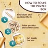 INSCAPE Pharaoh´s Secret Puzzle Box - Escape Room in A Box for Adults - Cluebox - Mind Puzzles for Adults - Puzzle Boxes with Hidden Compartments - Puzzle Boxes for Adults - Wooden Puzzle Box