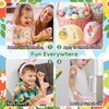 EMOME Easter Egg Fillers Goodies for Kids, 50 Sheets Easter Tattoos for Kids Bulk Individually Wrapped Party Supplies Favor, Easter Temporary Tattoos Stickers for Kids Goodie Basket Stuffers